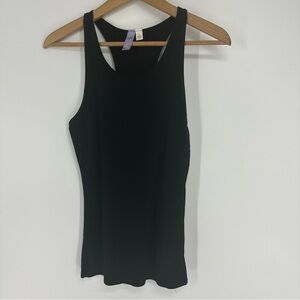 Alya Black Racerback Top Size S